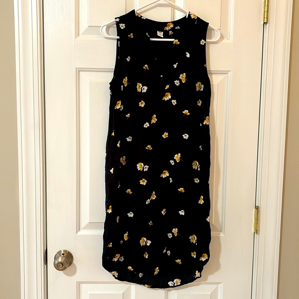 Old Navy Yellow Flower Dress